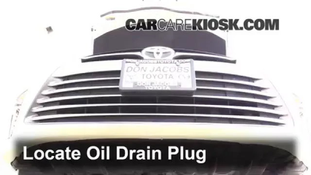 2015 Toyota Camry XLE 2.5L 4 Cyl. Aceite Cambiar aceite y filtro de aceite